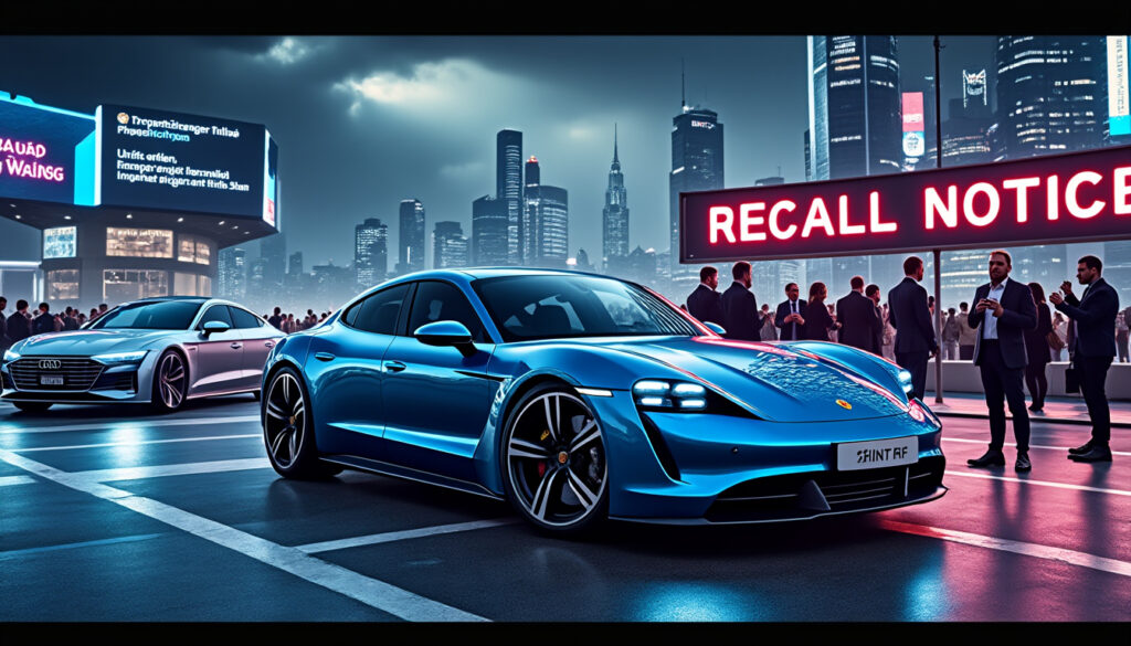 découvrez pourquoi les modèles porsche taycan et audi e-tron gt font l'objet d'un rappel en urgence en raison de risques d'incendie. protégez-vous et restez informé des mesures de sécurité à suivre.