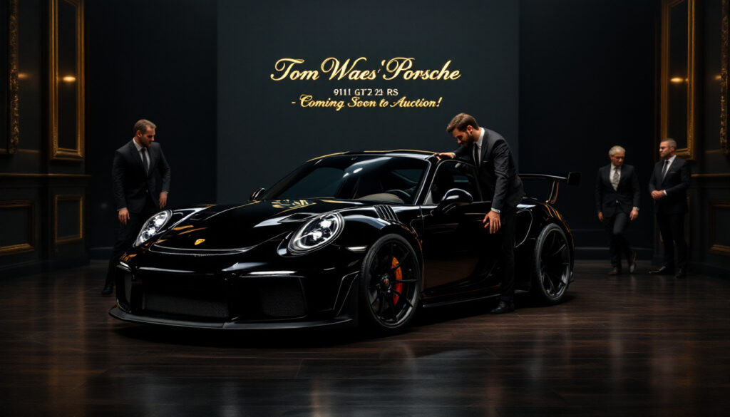 ne manquez pas l'occasion de enchérir sur la porsche de tom waes, une voiture emblématique mise en vente aux enchères prochainement. un événement à ne pas rater pour les passionnés d'automobiles !