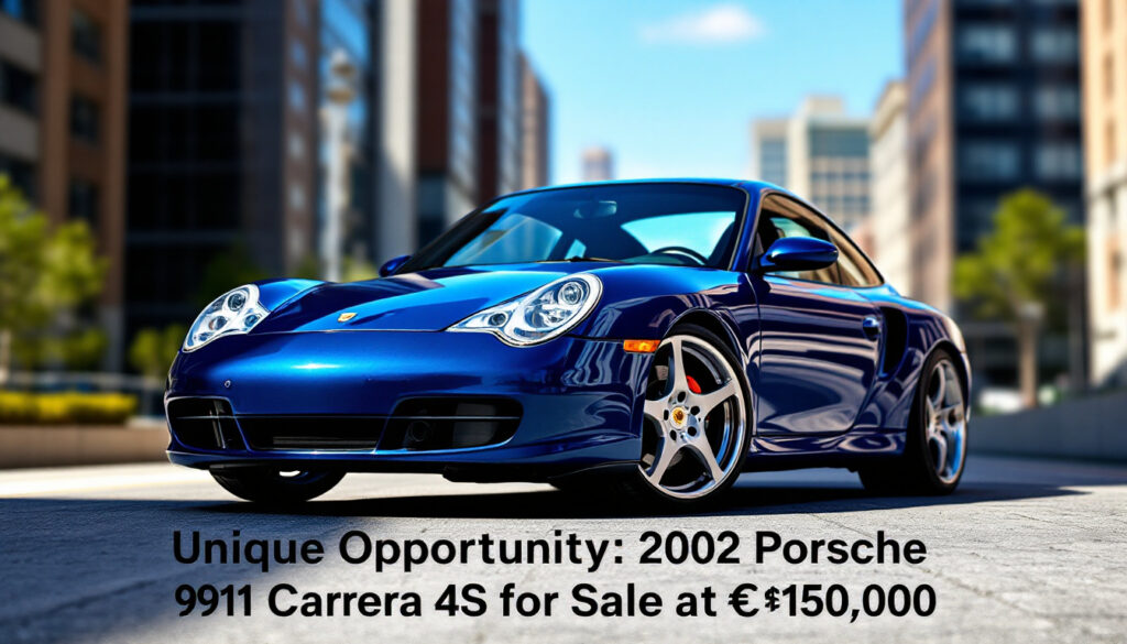 découvrez cette opportunité unique d'acquérir une porsche 911 (996) carrera 4s de 2002, alliant performance et style intemporel, disponible dès 15 000€. ne manquez pas cette chance d'entrer dans l'univers des voitures de sport allemandes.