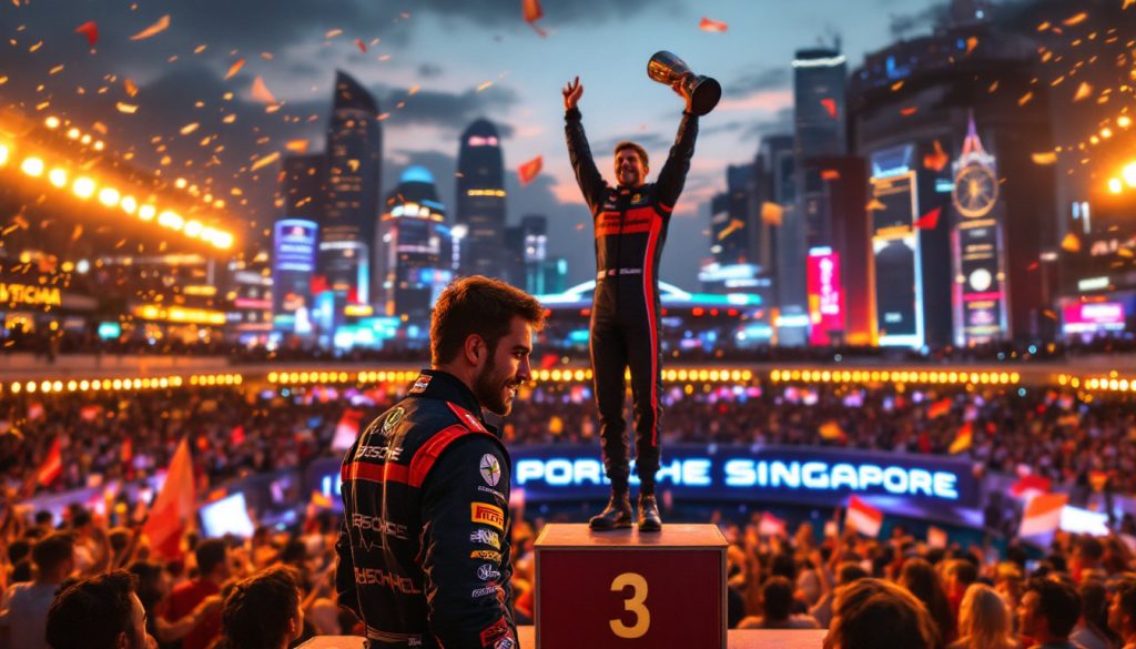 adrien saddier décroche la troisième place au porsche singapour classic, un événement palpitant de la saison où richard mansell a brillamment remporté la victoire. découvrez les moments clés de cette compétition et les performances des pilotes.