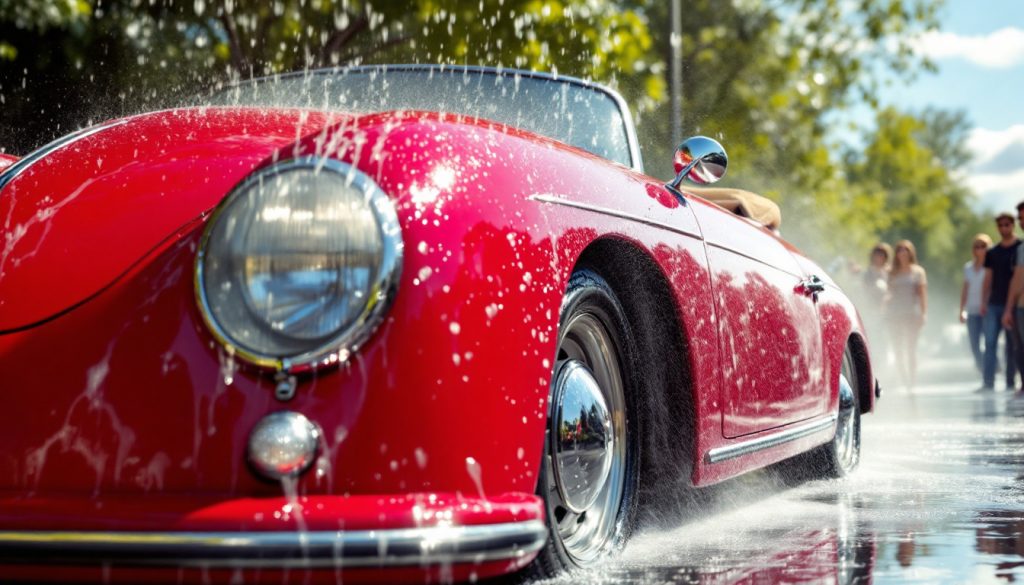 découvrez la transformation incroyable d'une porsche 356 après 58 ans d'attente. son premier lavage lui redonne éclat et vie, révélant l'élégance intemporelle de ce modèle iconique. plongez dans l'univers fascinant de la restauration automobile.