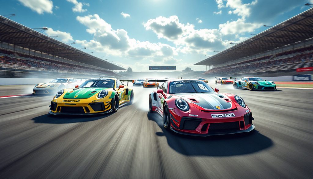 plongez dans l'univers captivant de la porsche carrera cup france avec notre découverte visuelle du plateau 2025. explorez le design, les performances et l'adrénaline des bolides qui animeront les circuits. vivez la passion de la course et préparez-vous pour une saison inoubliable!