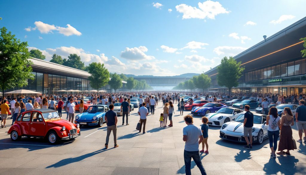 découvrez l'événement incontournable du dimanche à la technopole de l’aube avec une exposition impressionnante de 160 véhicules emblématiques, allant de la mythique 2cv à la sportive 205 gti, sans oublier les légendaires porsche. un rendez-vous à ne pas manquer pour les passionnés d'automobile !