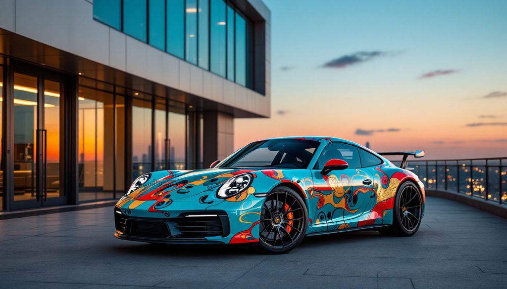 découvrez l'enchanteur mariage de l'art et de l'automobile avec cette porsche 911 unique, ornée de peintures à la main inspirées de pablo picasso. ce chef-d'œuvre s'est vendu pour 265.000 euros, alliant performance et créativité artistique dans une pièce exceptionnelle.