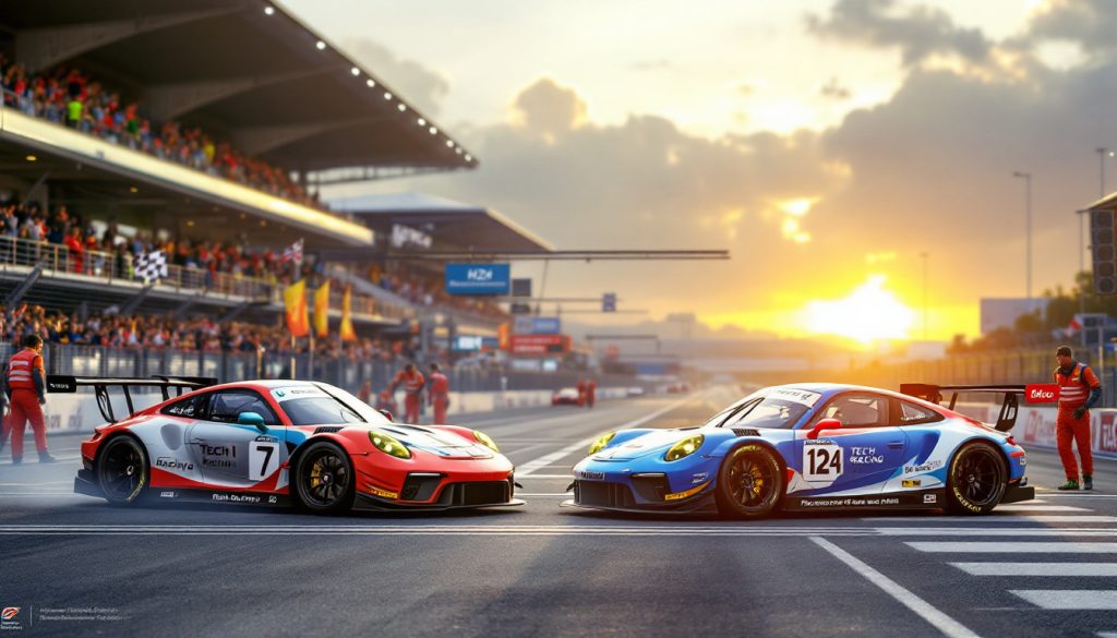 découvrez comment amand et jaubert ont su s'imposer lors de la séance de qualifications de la porsche carrera cup france à dijon, montrant leur talent et leur détermination sur la piste.