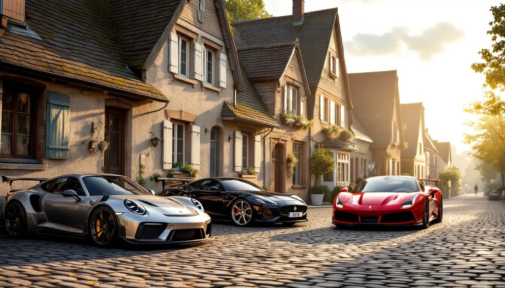 découvrez l'excellence automobile avec des bolides de luxe tels que porsche, jaguar et ferrari qui font escale dans une charmante commune des ardennes. plongez dans un univers de performance et d'élégance au cœur d'un paysage naturel exceptionnel.
