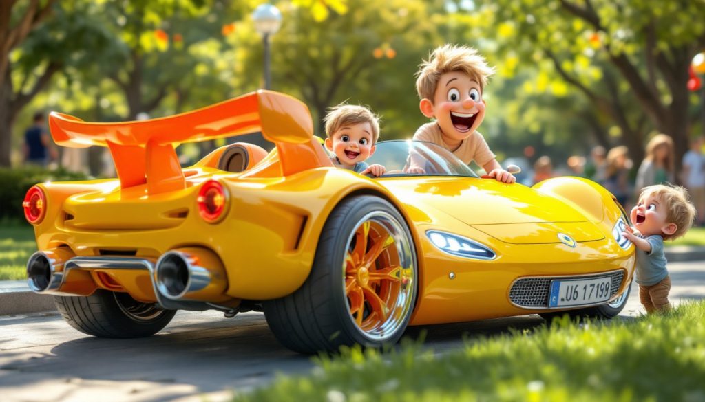 découvrez la voiture adorée des enfants, plus prisée qu'une ferrari ou une porsche ! un véhicule qui fait rêver les petits avec son design unique et ses couleurs éclatantes. parfaite pour stimuler l'imagination et offrir des moments de pur plaisir. plongez dans l'univers des petits conducteurs avec ce bijou qui les émerveille !