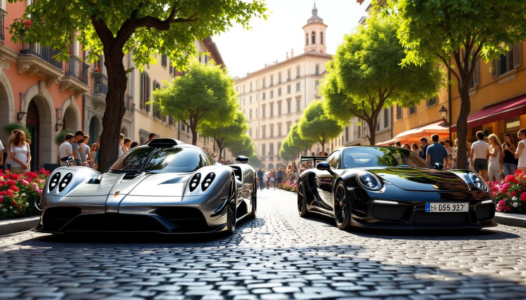 découvrez le fuoriconcorso, un spectacle captivant où se mêlent l'élégance intemporelle de pagani, la puissance de porsche et le charme unique de l'icône italienne. ne manquez pas cet événement exceptionnel alliant passion automobile et art.