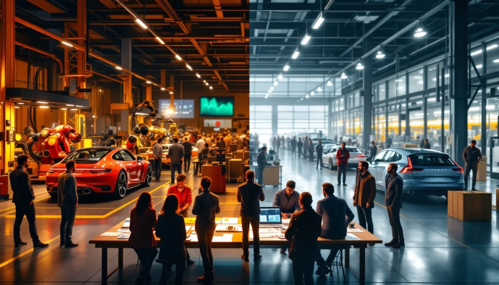 découvrez les raisons qui poussent porsche et volvo à procéder à des suppressions d'emplois. analyse des facteurs économiques, technologiques et stratégiques qui influencent ces décisions majeures dans l'industrie automobile.