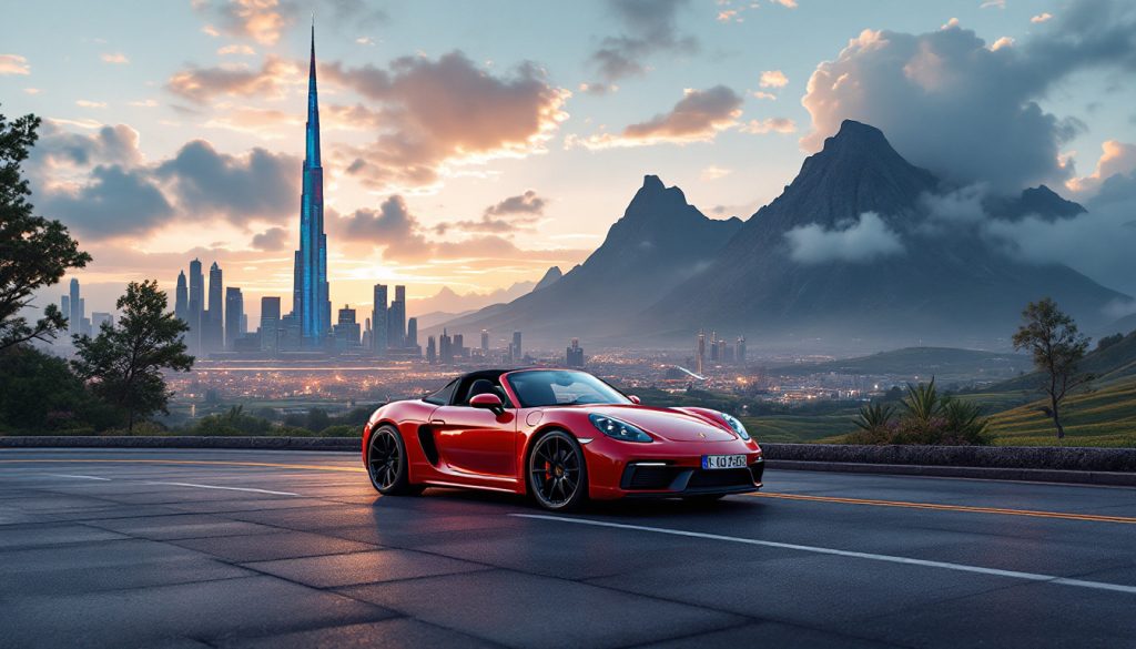 découvrez l'essence même de l'aventure avec la porsche boxster s 981. ce voyage exceptionnel de dubaï à l'auvergne allie passion et liberté sur des routes grandioses. explorez des paysages époustouflants tout en profitant d'une expérience de conduite inégalée.