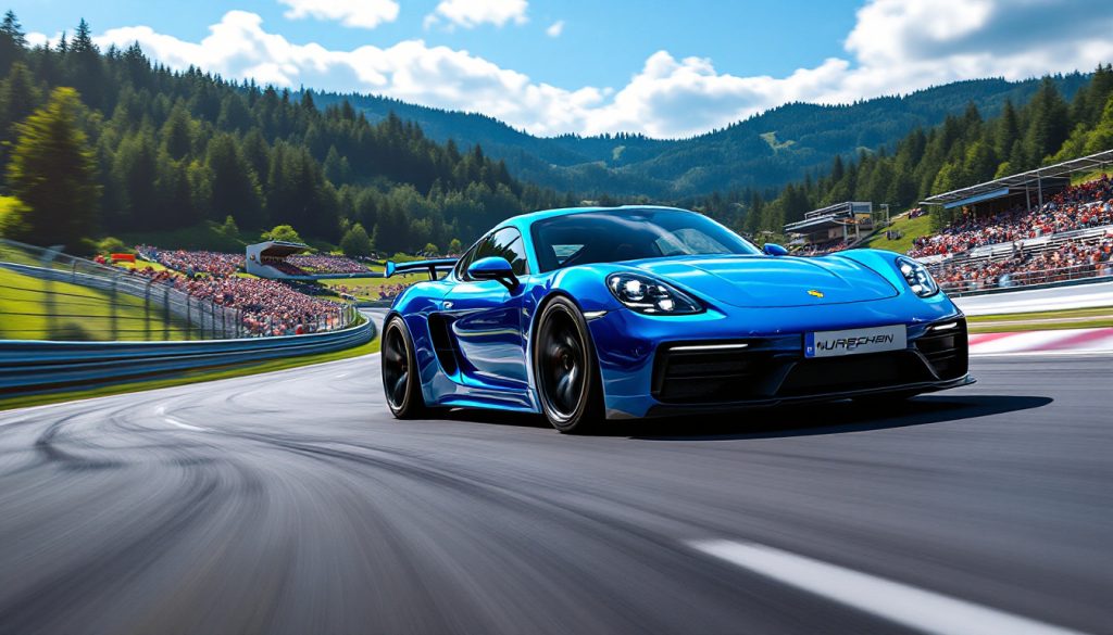 découvrez comment porsche teste les performances de sa cayman électrique sur le mythique circuit du nürburgring, alliant innovation technologique et traditions sportives.