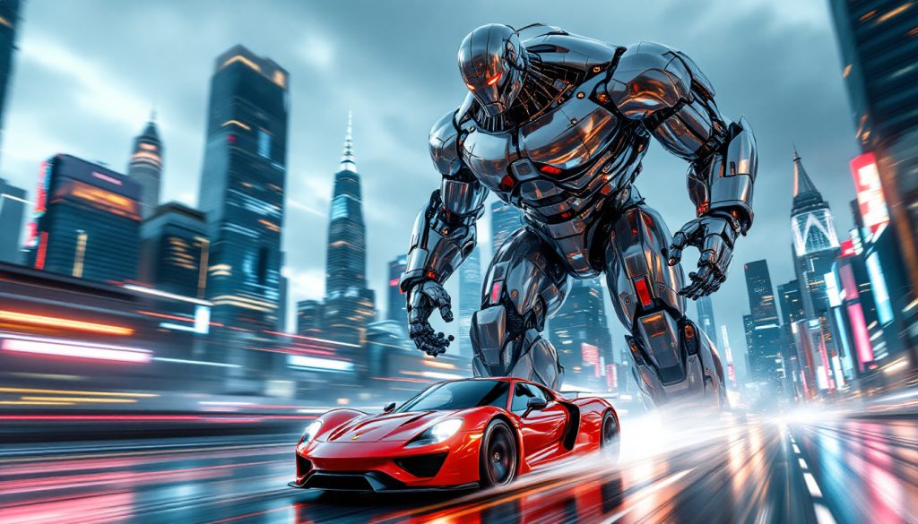 découvrez un incroyable géant métallique de 4 tonnes, une véritable prouesse de l'ingénierie qui surpasse même la vitesse d'une porsche. plongez dans l'univers fascinant de la puissance et de la technologie où l'innovation repousse les limites de la performance.