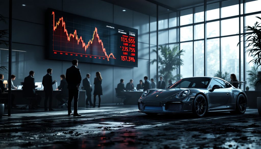 découvrez comment porsche se fait face à une chute significative de ses bénéfices, impactant les performances financières de vw et porsche. analyse des facteurs et conséquences de cette situation alarmante pour le secteur automobile.