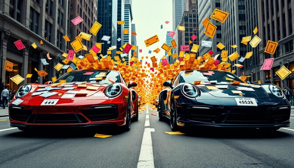 découvrez comment deux porsche 911 ont écopé de 34 contraventions en une unique infraction. une situation étonnante qui soulève des questions sur la réglementation routière et le luxe automobile. plongez dans cette histoire intrigante qui illustre les conséquences inattendues de la conduite de véhicules d'exception.