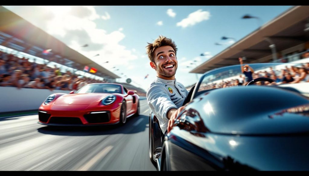 découvrez comment franz hermann, surnommé verstappen, exprime sa joie inattendue après avoir été devancé par un pilote de porsche. une histoire de passion et d'humilité sur la piste qui montre que la rivalité peut aussi rimer avec bonheur.