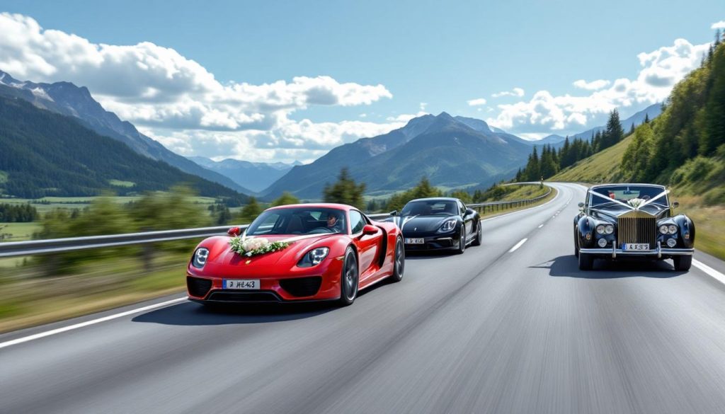 découvrez l'incroyable interception de deux porsche et d'une rolls-royce sur l'a43, lors d'un mariage flamboyant en isère. un événement mêlant luxe, surprises et moments mémorables sur les routes françaises.