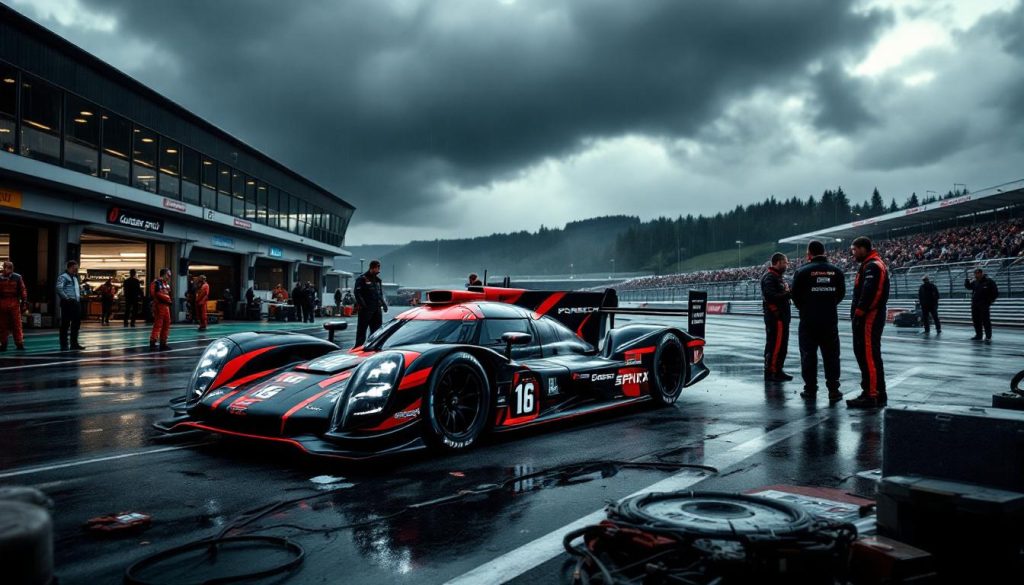 la porsche n°16 de scherer sport phx est malheureusement déclarée forfait pour les 24 heures du nürburgring, un événement marquant du sport automobile. découvrez les raisons de ce retrait et les implications pour l'équipe et la compétition.