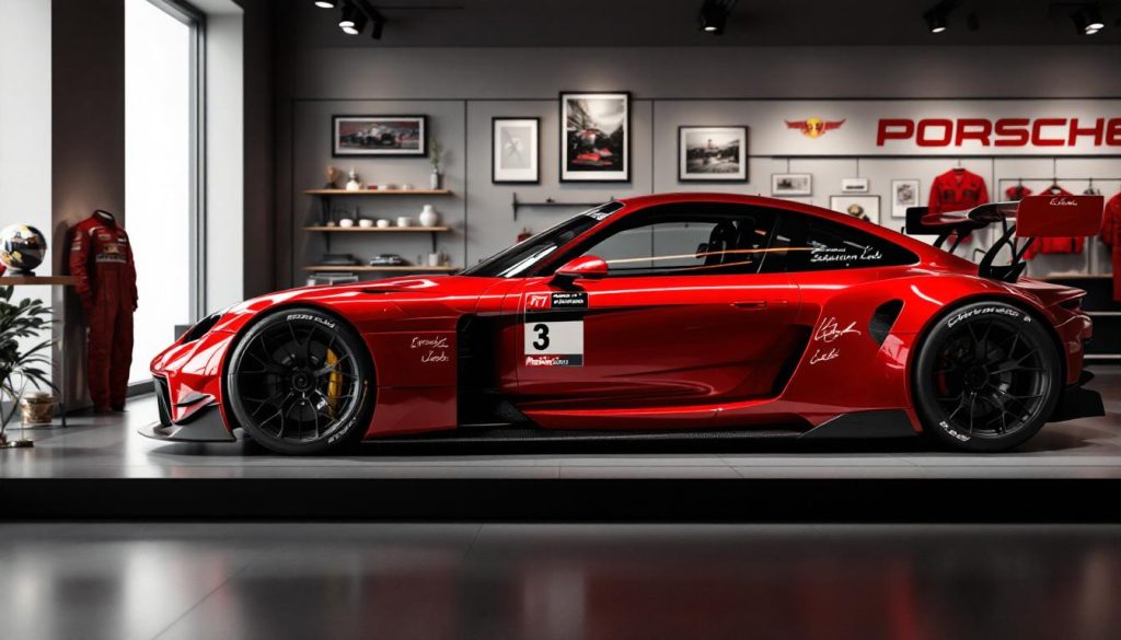 découvrez l'iconique porsche 911 de sébastien loeb, maintenant en vente. cette voiture unique est accompagnée de la précieuse signature du champion français, ajoutant une touche d'exclusivité à ce modèle légendaire. ne manquez pas votre chance d'acquérir un véritable badge d'honneur automobile!