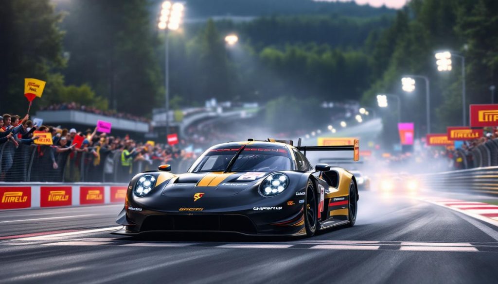 revivez la victoire impressionnante de ghiretti lors de la porsche supercup à spa, une performance qui lui permet de s'emparer de la tête du championnat. découvrez les moments clés de la course et ses implications sur la saison en cours.