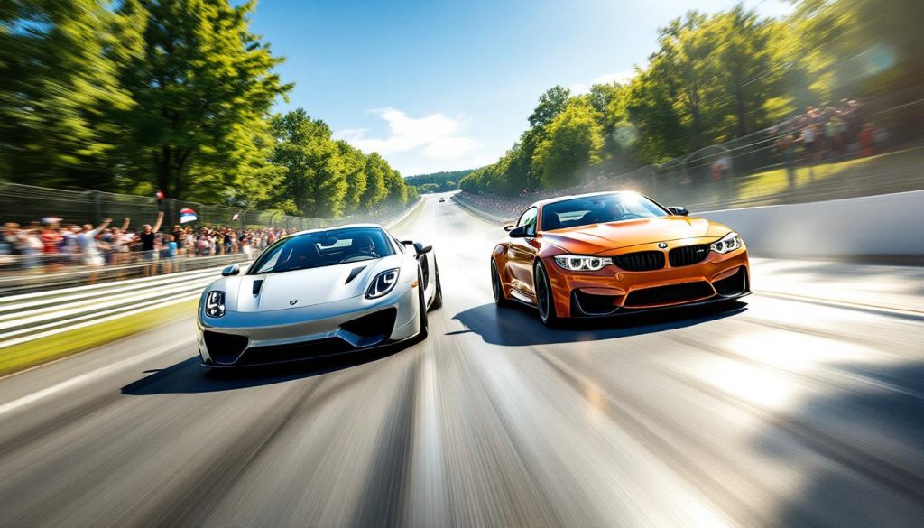 découvrez l'excitation et le frisson d'une rencontre unique entre porsche et bmw sur le mythique circuit de road america. plongez dans l'univers des performances automobiles de ces deux marques emblématiques et vivez des moments inoubliables au cœur de la compétition.