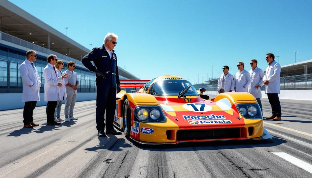 roger penske explore en exclusivité la porsche 963 rsp lors de ses premiers essais, révélant ses premières impressions sur cette voiture d’exception conçue pour la compétition.