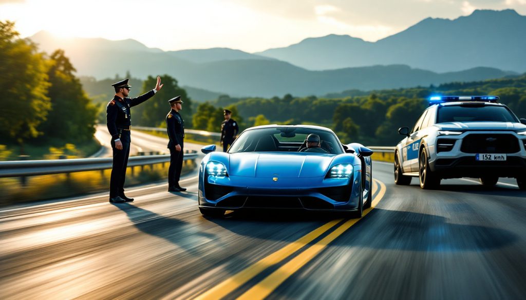 découvrez l'histoire d'un conducteur de porsche flashé à 152 km/h et stoppé par les gendarmes lors d'un contrôle routier. vitesse excessive, sanctions et détails de l'interpellation !