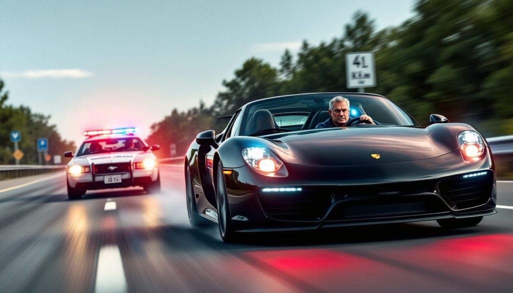 un conducteur récidiviste arrêté à 151 km/h au volant de sa porsche, après avoir roulé sans permis pendant quatre ans. découvrez les faits marquants de cette infraction et les conséquences encourues.