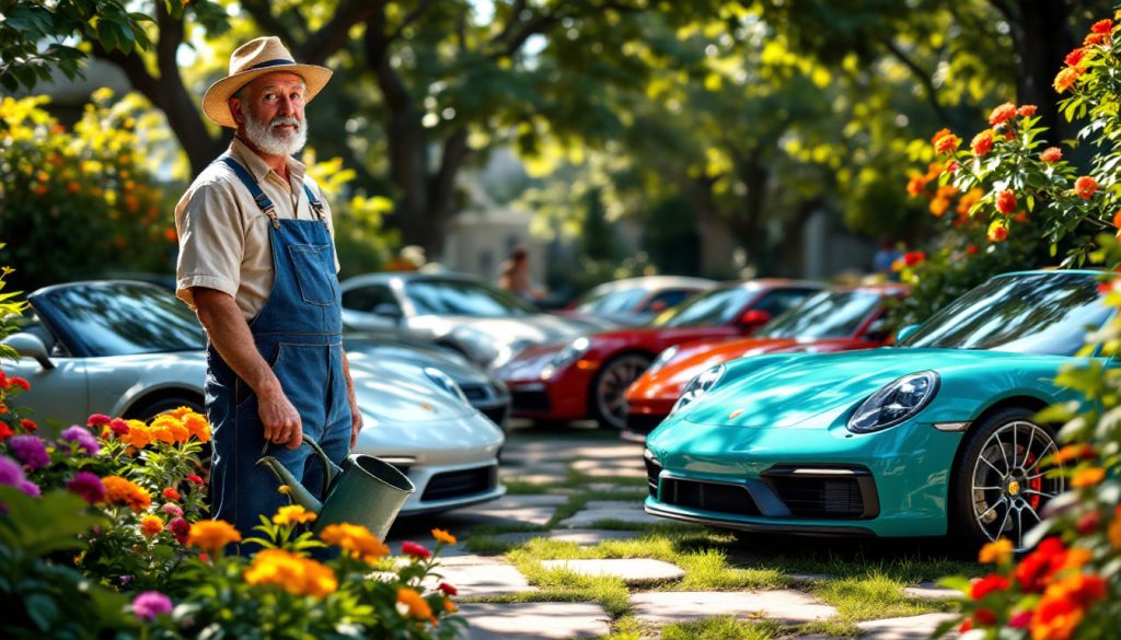 découvrez la réaction inattendue d’un jardinier lorsque son voisin envahit leur quartier avec plusieurs porsche : une histoire insolite de voisinage et de surprise au jardin, à ne pas manquer !