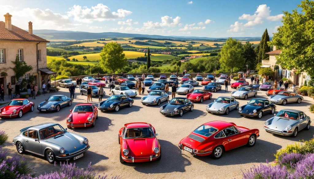 découvrez la célébration des 60 ans de la porsche 912 lors d'une exposition exceptionnelle en provence : 25 voitures de collection réunies pour un événement unique, entre passion automobile et paysages d'exception.
