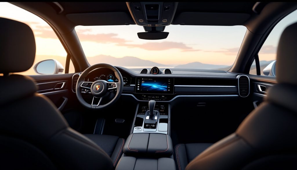 plongez dans l'univers high-tech du nouveau porsche cayenne 2026 : un suv 100% électrique, doté d’un intérieur futuriste, d’équipements innovants et d’un confort inégalé. explorez l’excellence technologique de porsche.
