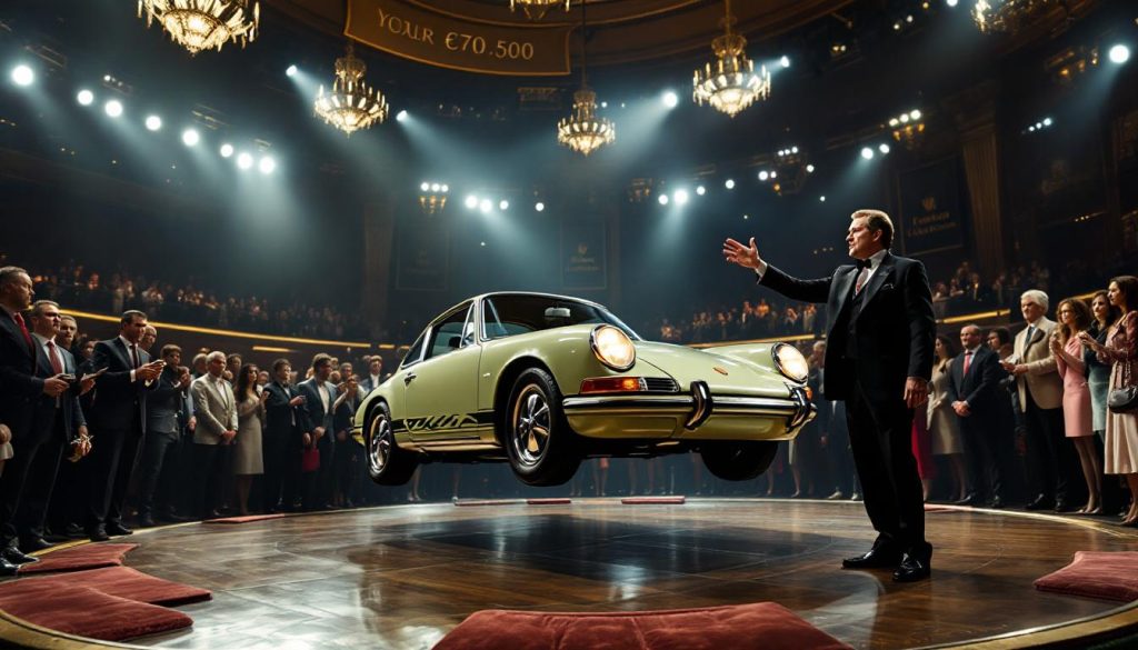 découvrez comment une porsche emblématique de 1969 a atteint le prix exceptionnel de 70 500 € lors d'une vente aux enchères automobiles. l'engouement autour des voitures de collection continue de battre des records !