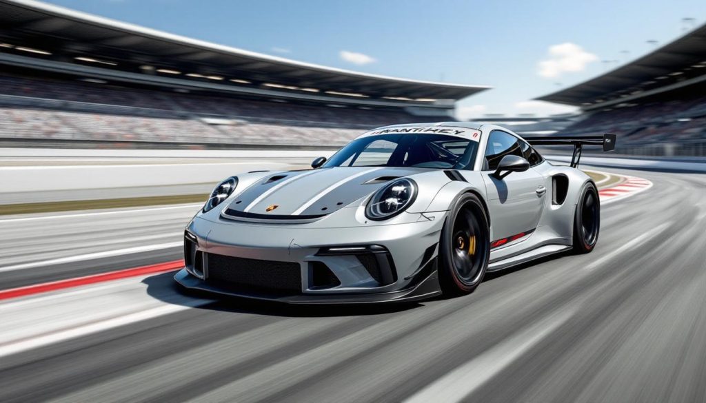 découvrez comment la nouvelle porsche 911 gt3, équipée du kit manthey, pulvérise les records sur un circuit légendaire. performance et innovation au rendez-vous pour les passionnés d'automobile.