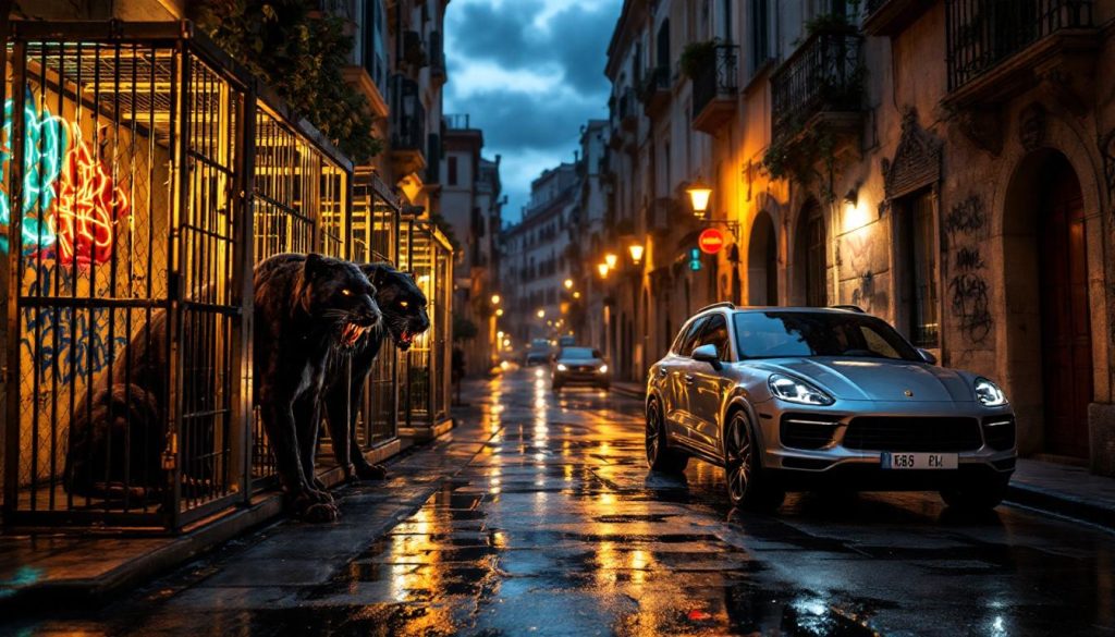 découvrez le démantèlement spectaculaire d'un réseau de narcotrafic à marseille, mêlant scènes de félins en cage et luxueuses porsche cayenne, révélant l'envers du décor de ce trafic.