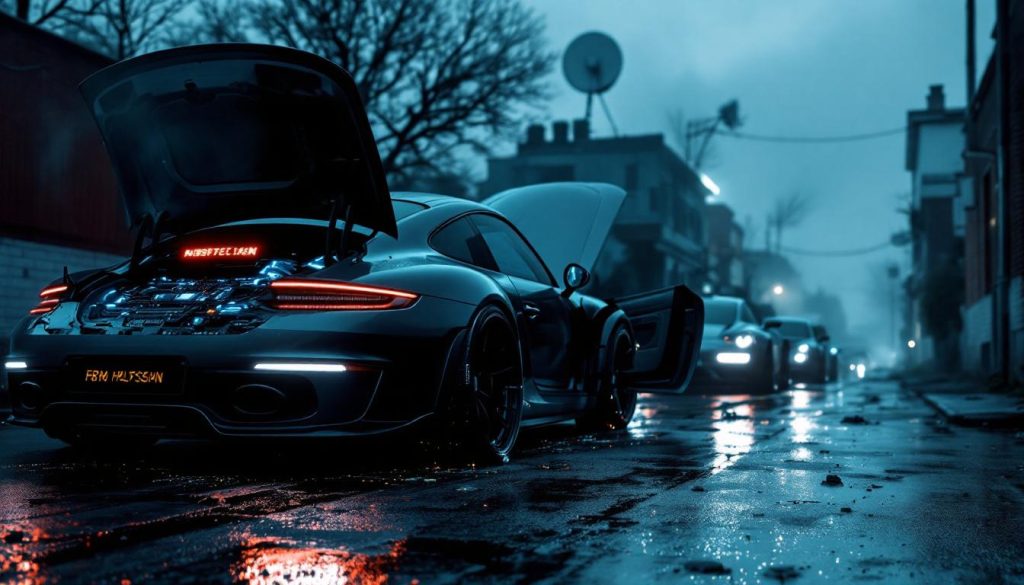 découvrez les mystères entourant l'immobilisation massive des porsche en russie, entre pannes satellites inexpliquées et suspicions de sabotage.