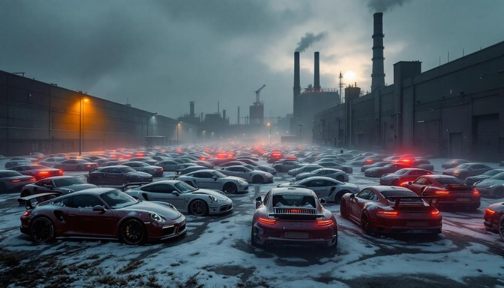 découvrez les causes mystérieuses derrière l'immobilisation soudaine de centaines de porsche en russie : sanctions internationales, cyberattaques ou actes de sabotage ?