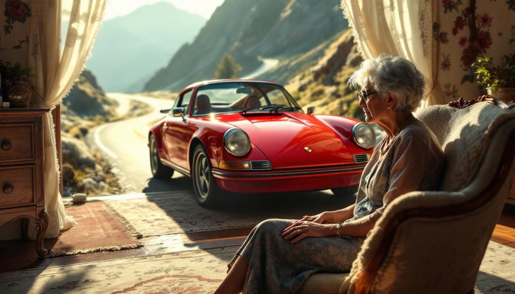 découvrez l'histoire incroyable d'une porsche qui dévale la route avant de s'inviter dans la chambre d'une nonagénaire, un événement inattendu et surprenant.
