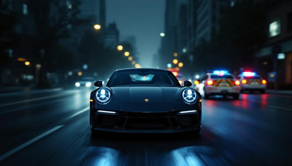 une porsche 911 impliquée dans un grave accident nocturne est activement recherchée. découvrez les détails de l'incident et les directives pour aider à localiser le véhicule.
