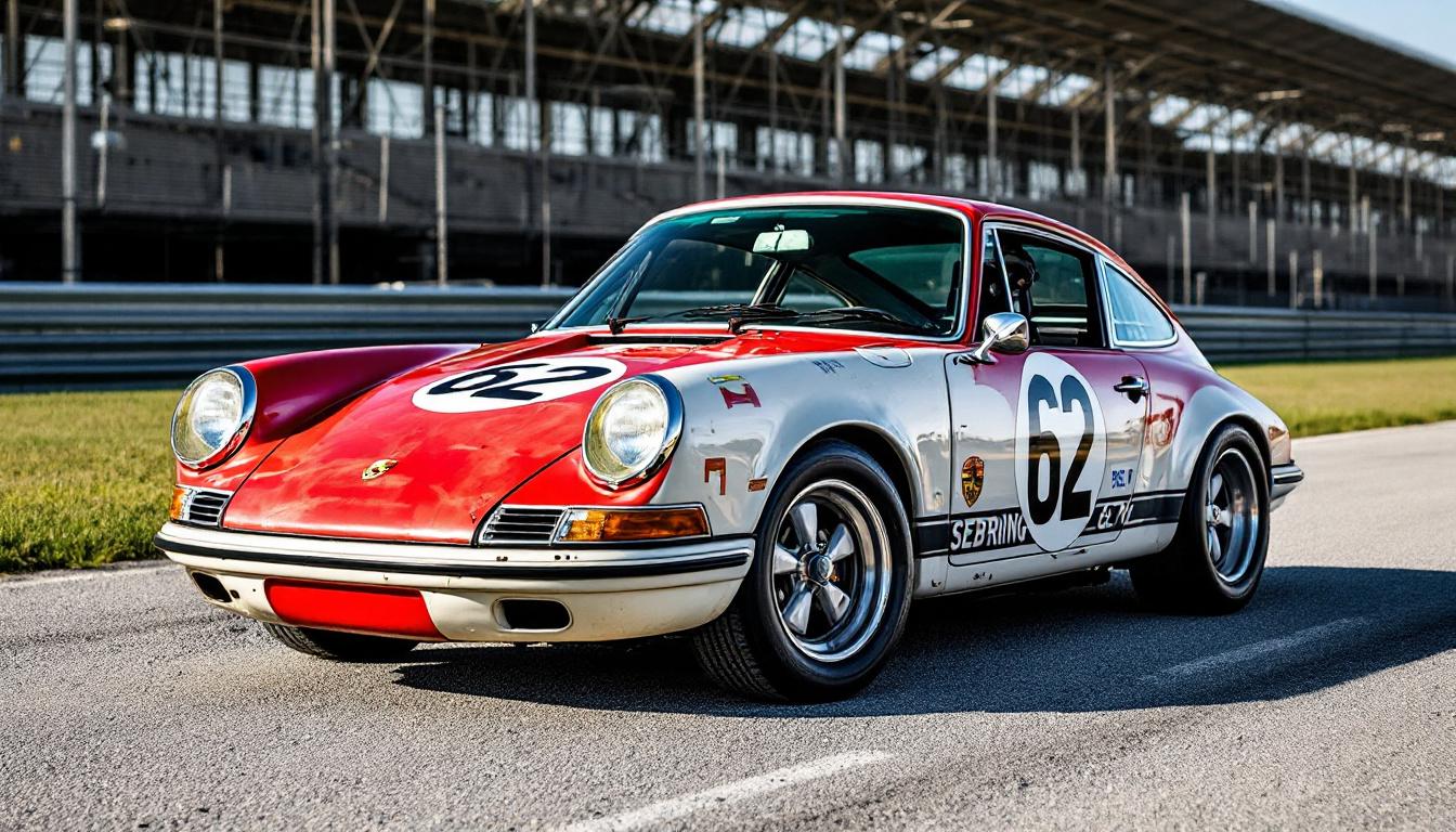 découvrez comment porsche célèbre son héritage en endurance imsa avec une livrée vintage exceptionnelle lors des 12 heures de sebring.
