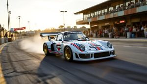 découvrez la livrée vintage de porsche à sebring, un hommage à son riche passé en endurance imsa, alliant performance et tradition sur la célèbre piste américaine.