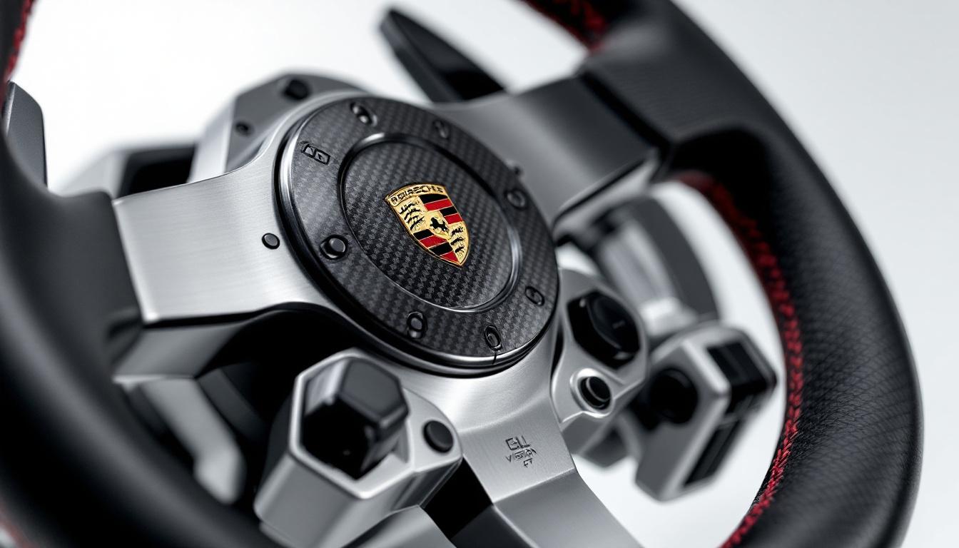 découvrez l'offre exclusive fanatec pour célébrer porsche : le volant vision gt accompagné de deux packs spéciaux pour une expérience de conduite inédite.