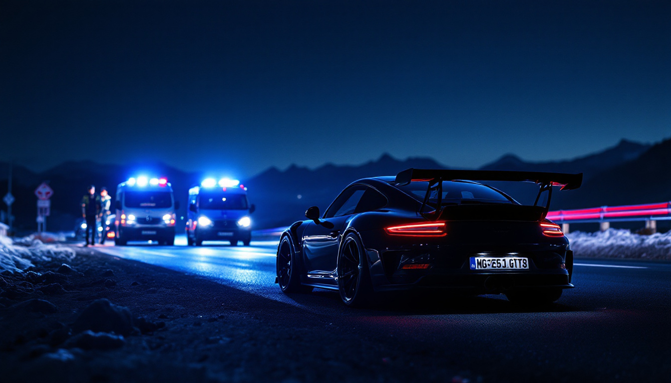 en haute-savoie, une porsche a été contrôlée à 312 km/h sur l’autoroute, sur un tronçon limité à 130 km/h : un excès de vitesse inédit.