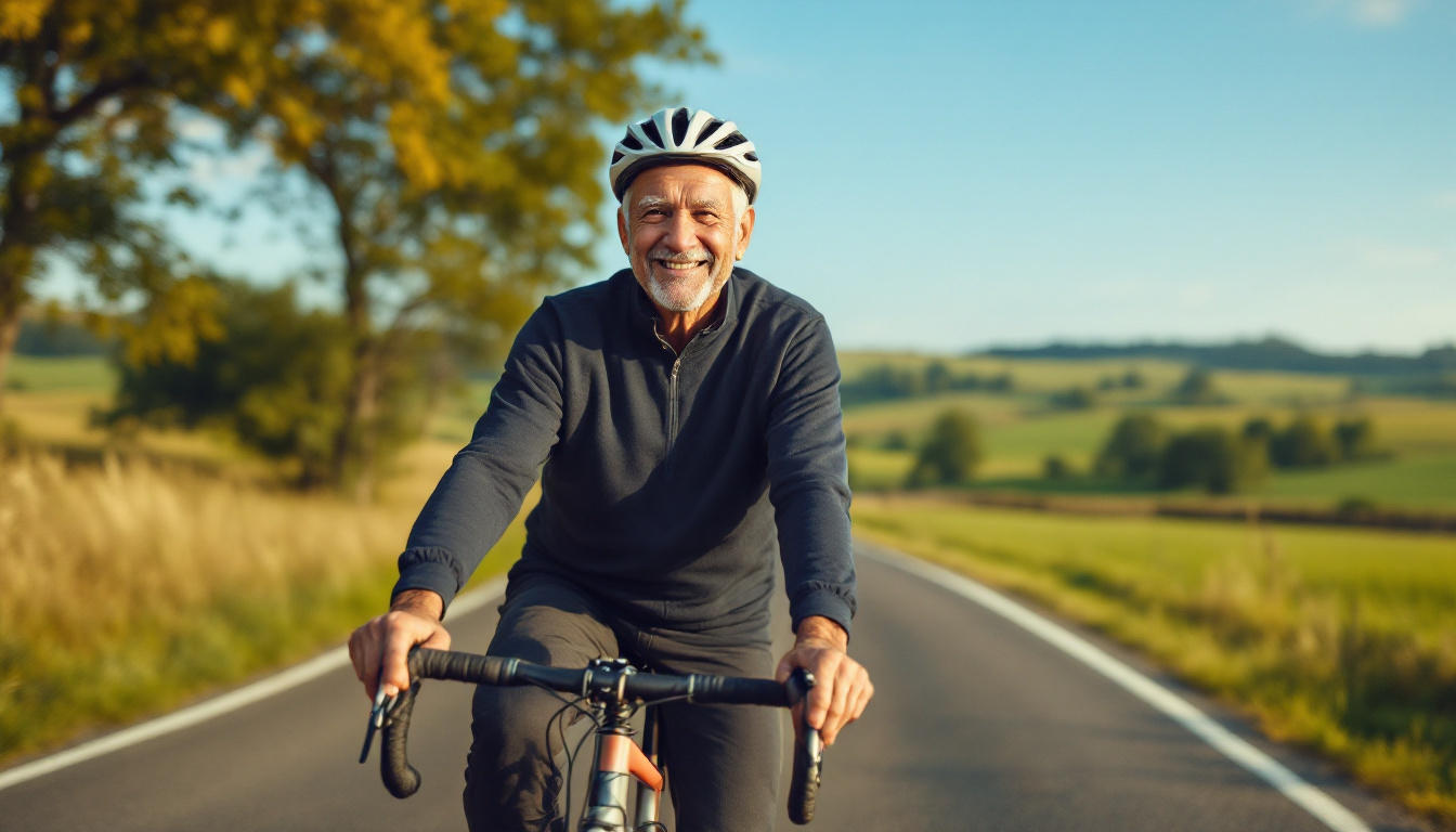 à 83 ans, bernard salam goûte toujours au bonheur de pédaler. portrait d’un passionné qui enfourche son vélo et prend la route.