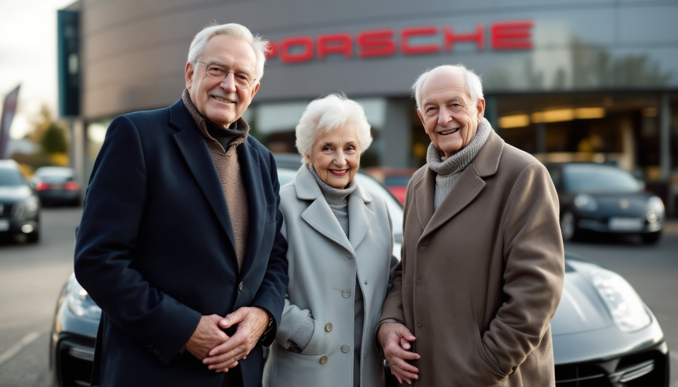 à 92 et 94 ans, derek et audrey célèbrent 70 ans de mariage en réalisant un rêve : s’offrir leur toute première porsche.