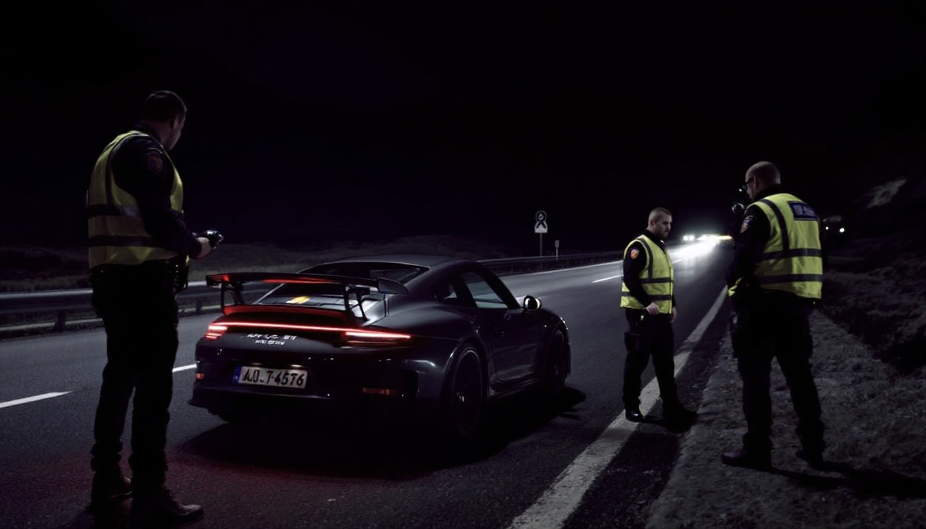 sur l’a40, un automobiliste au volant d’une porsche 911 gt3 a été flashé à 312 km/h, une vitesse record qui a surpris les gendarmes.
