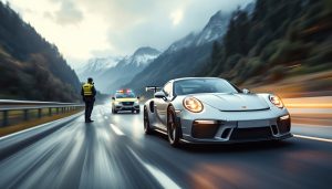 sur l’a40, un conducteur en porsche 911 gt3 a été flashé à 312 km/h. une vitesse record qui a surpris les gendarmes.