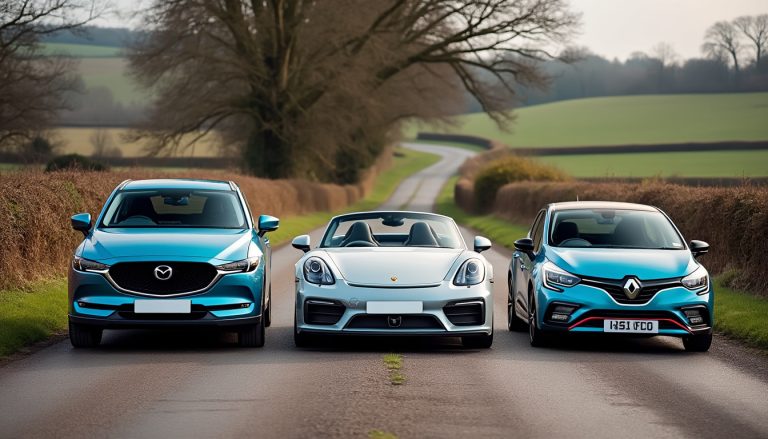 avec un budget de 70 000 £, lequel choisir entre un mazda cx-5 d’occasion, une porsche boxster et une renault mégane rs ? découvrez leurs atouts.